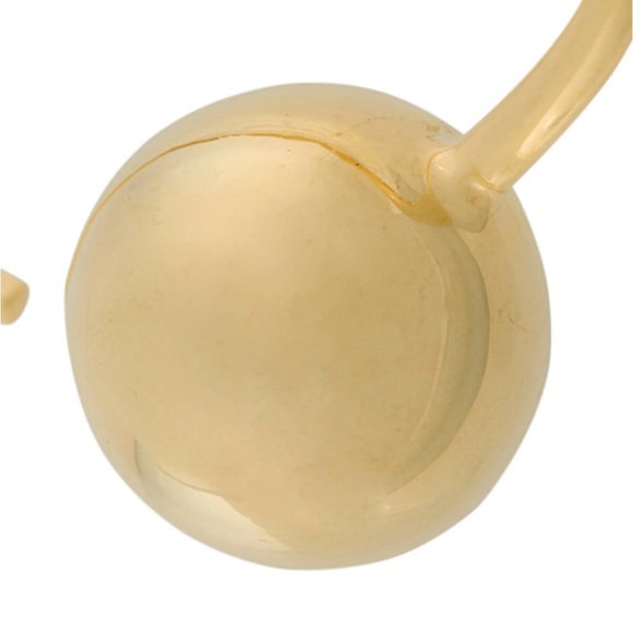 Celine Phoebe Philo Céline DOT SMALL HOOP EARRINGS